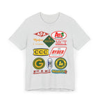American Trucking Fallen Flag Logos Tee
