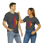 Sunset Ombre Dragon and Sword Shirt - Asphalt / S