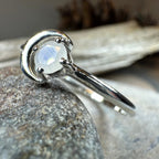 Ophelia Crescent Moon Ring