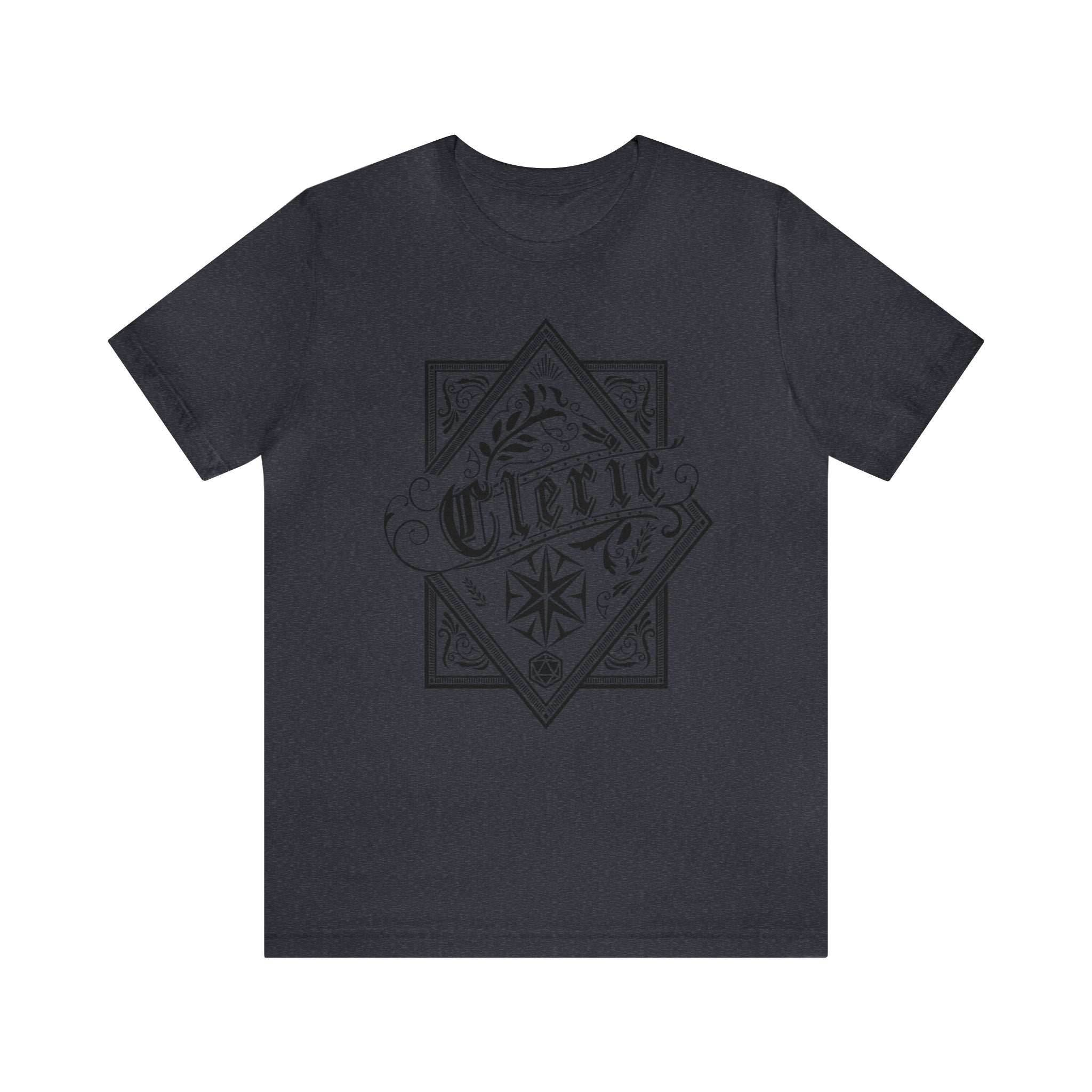 Cleric Class Shirt - Heather Navy / S