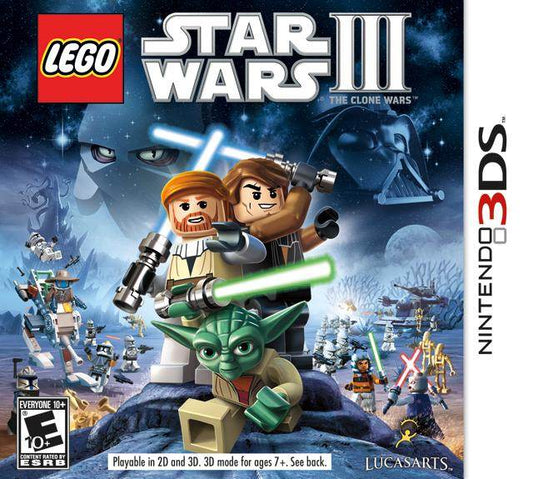 LEGO Star Wars III: The Clone Wars (Nintendo 3DS) - Game Manual Only