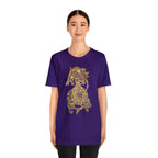 Golden Celtic Dice Dragon Shirt - Army / S