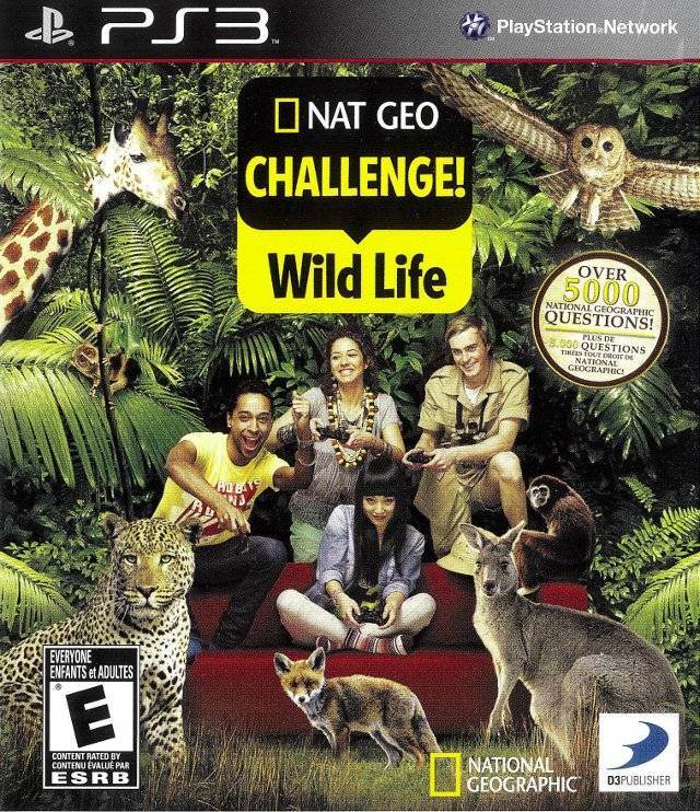 Nat Geo Quiz! Wild Life (Playstation 3) - Game Manual Only