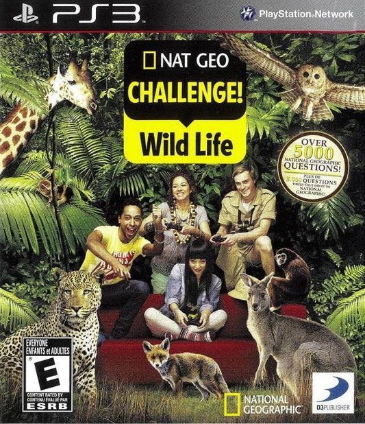 Nat Geo Quiz! Wild Life (Playstation 3) - Game Manual Only