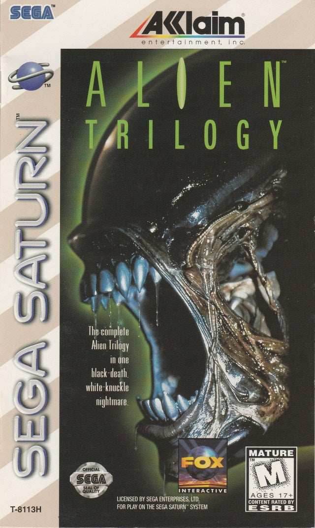 Alien Trilogy (Sega Saturn) - Game Manual Only