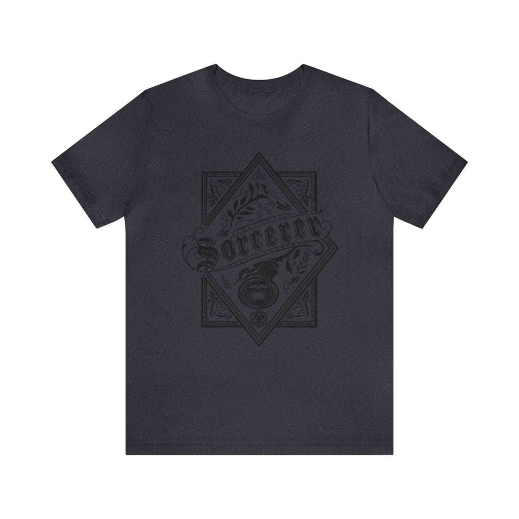 Sorcerer Class Shirt - Heather Navy / S