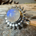 Sunyana Moonstone Sun Ring