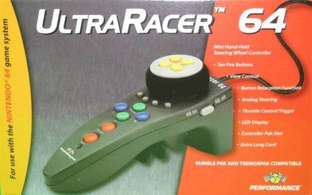 Ultra Racer 64 Racing Controller With Box (Nintendo 64) - Controller Only