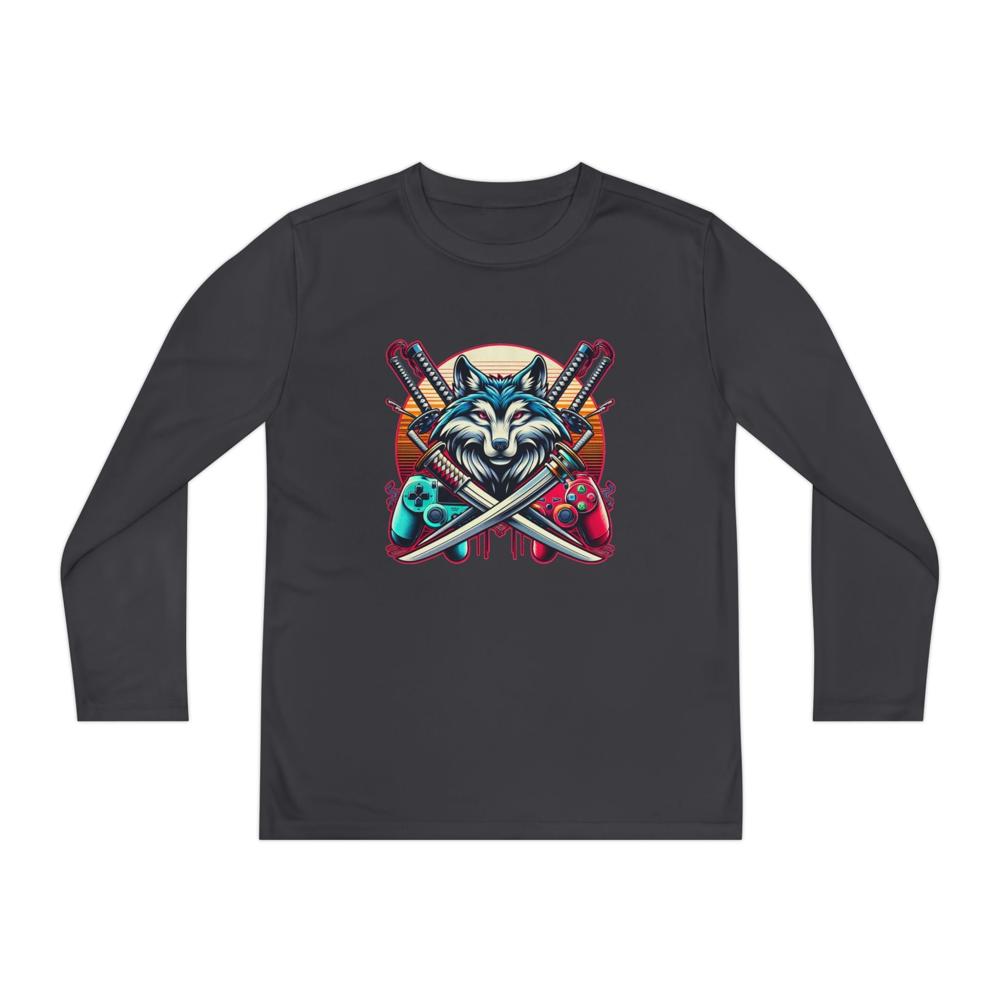 Xp wolf gamer long sleeve shirt
