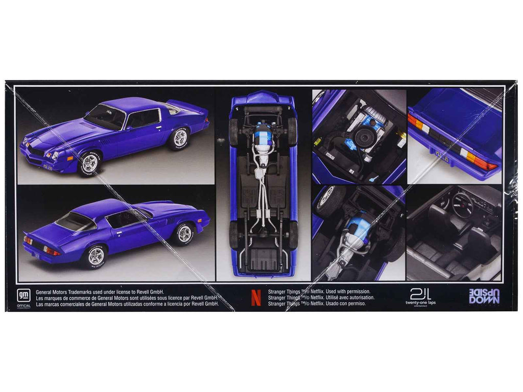 Level 4 Model Kit Billy Hargrove's 1979 Chevrolet Camaro Z/28 "Stranger Things" (2016-Current) TV Series 1/24 Scale Model by Revell