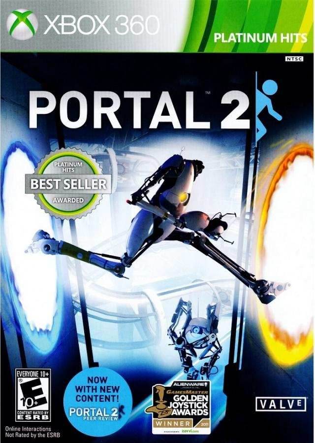 Portal 2 (Platinum Hits) (Xbox 360) - Game Manual Only
