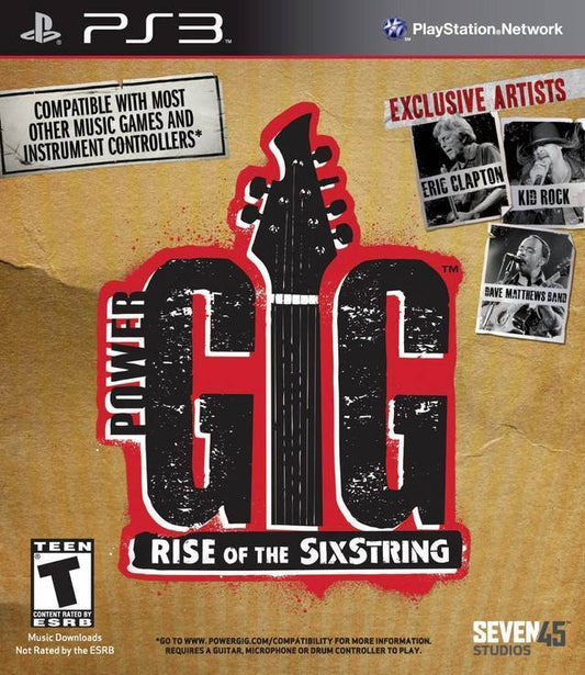 Power Gig: Rise of the SixString (Playstation 3) - Game Manual Only