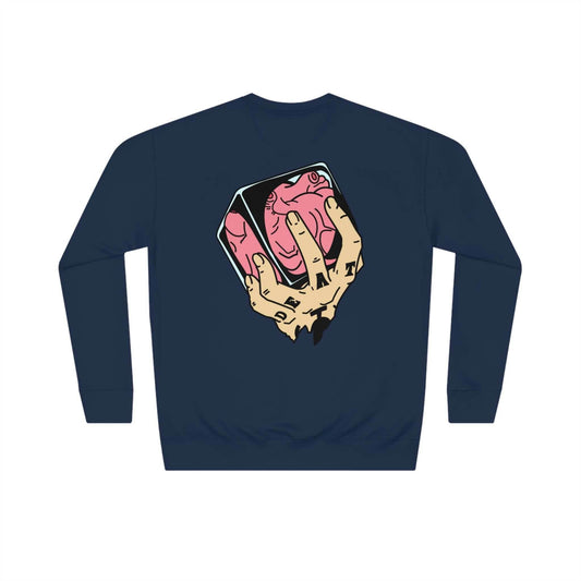 ROOM! Heart Shambles Trafalgar Premium Unisex Anime Crewneck Sweatshirt - Navy / S