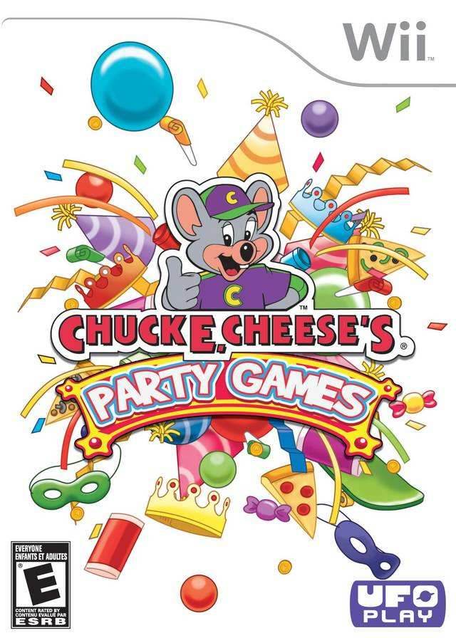 Chuck E Cheese's Party Games (Wii) - Game Manual Only