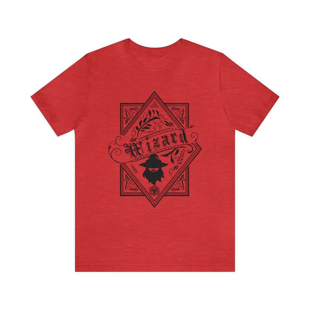 Wizard Class Shirt - Heather Red / S