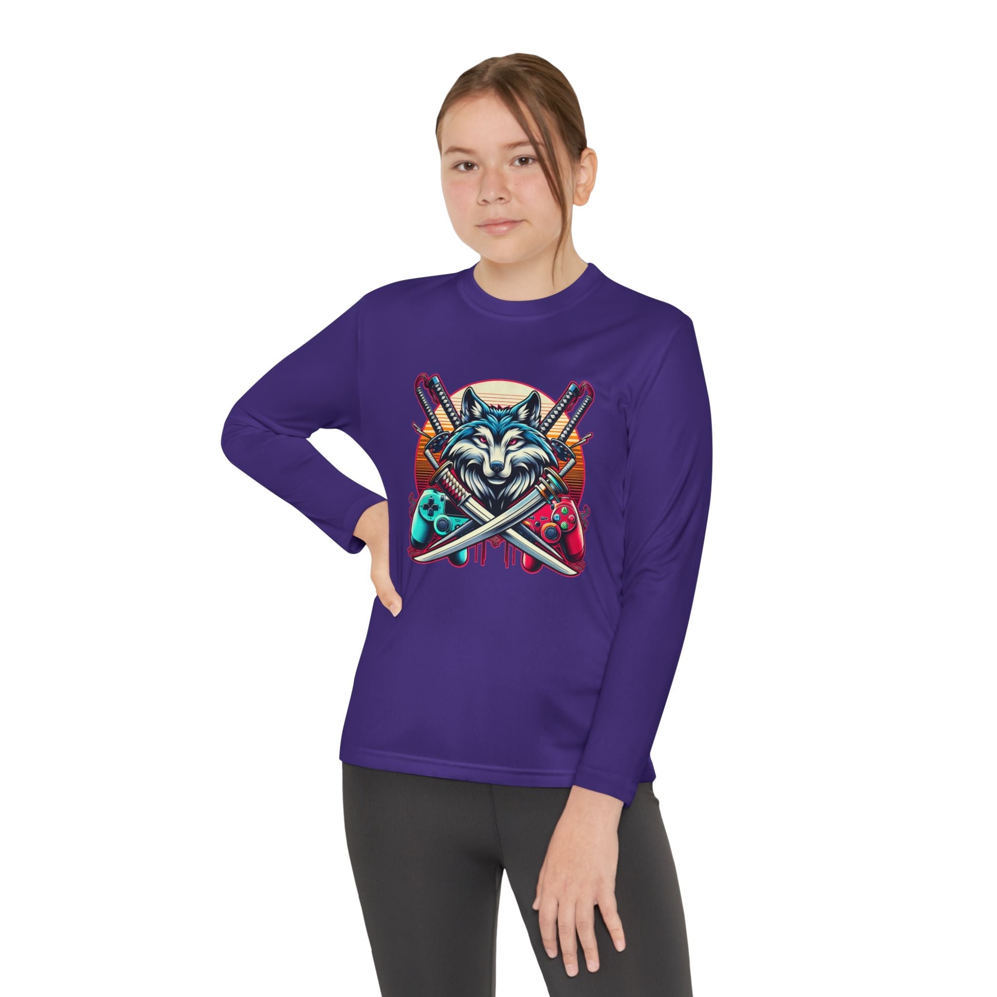 Xp wolf gamer long sleeve shirt