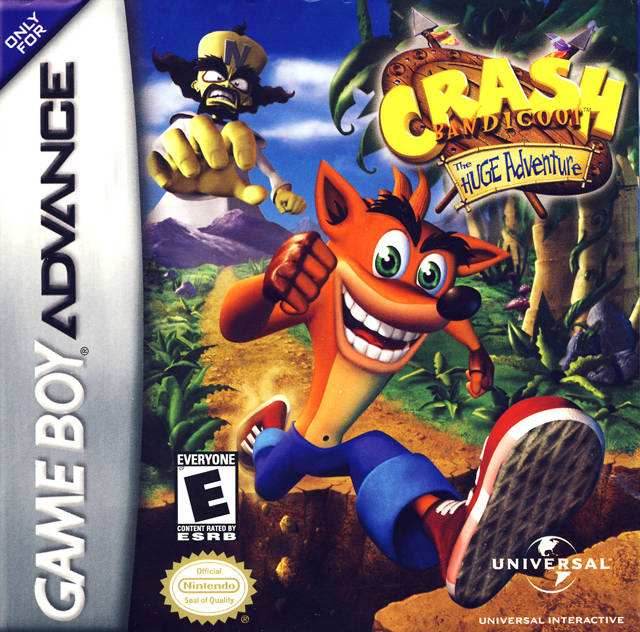 Crash Bandicoot: The Huge Adventure (Gameboy Advance) - Game Manual Only