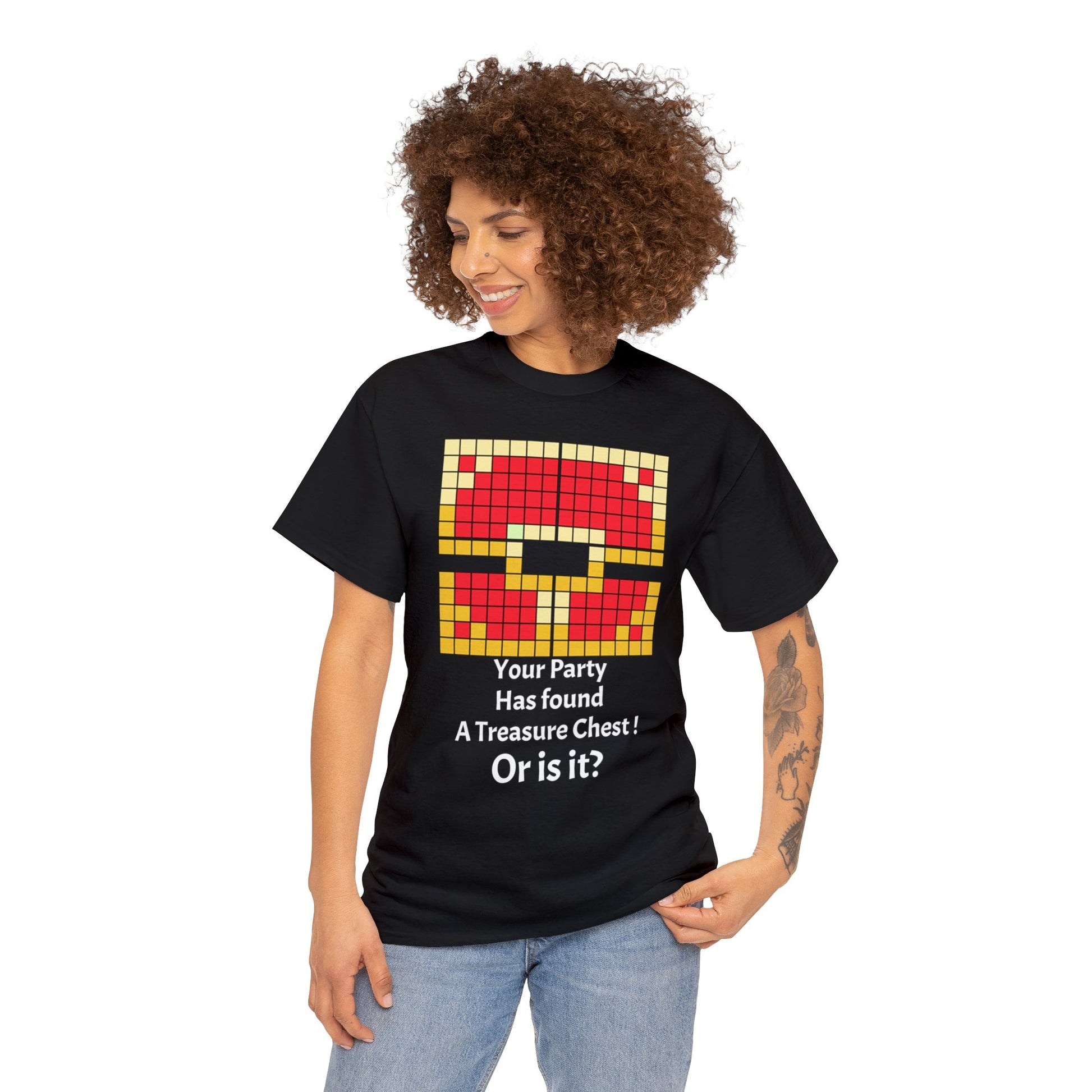 Your party has found a treasure chest! Unisex Heavy Cotton TeeUnisex Heavy Cotton Tee