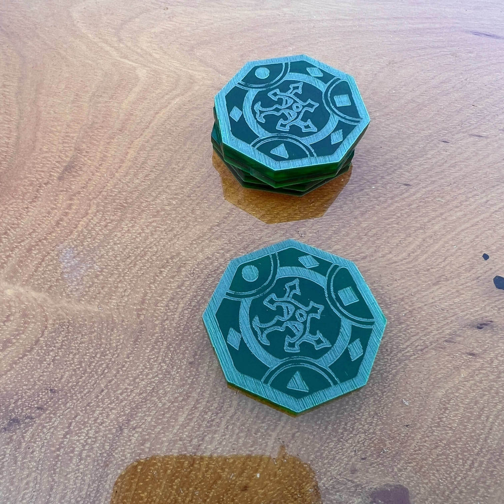 Custom Logo Sabacc Acrylic Credit Chips x14 - Empire