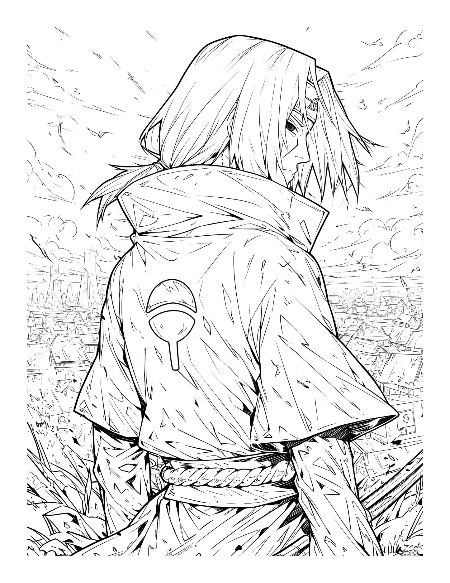 Anime Chronicles: Naruto Shippuden Legacy! A Ninja Adventure Coloring Book PDF