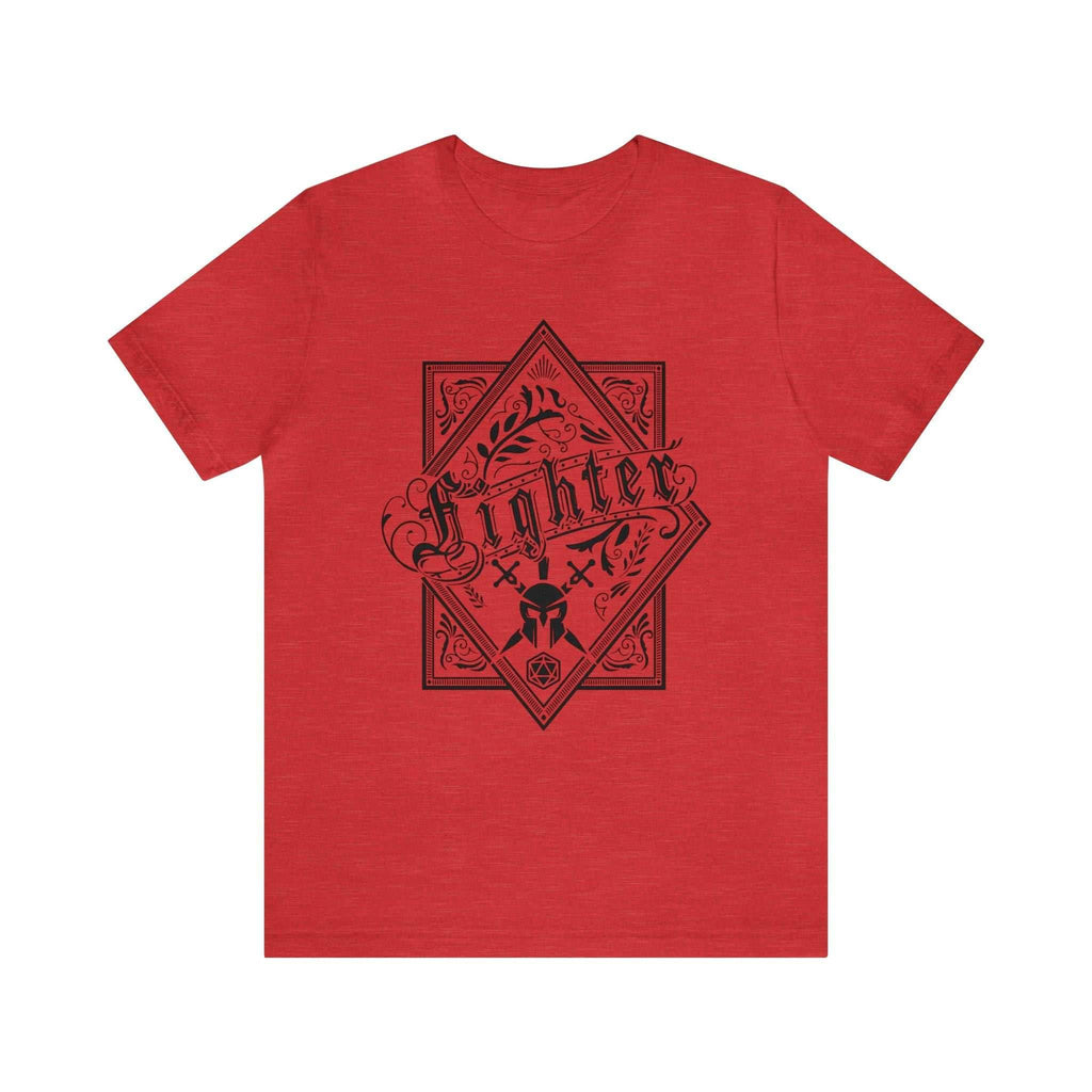 Fighter Class Shirt - Heather Red / S