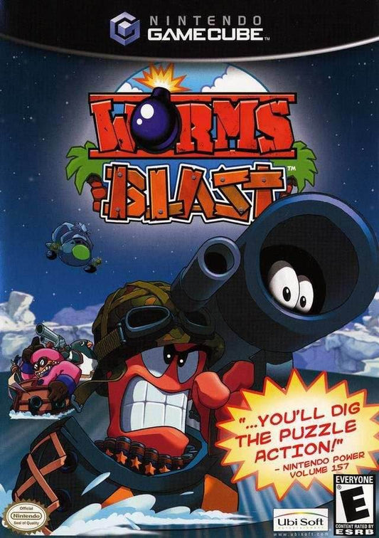 Worms Blast (Gamecube) - Game Manual Only