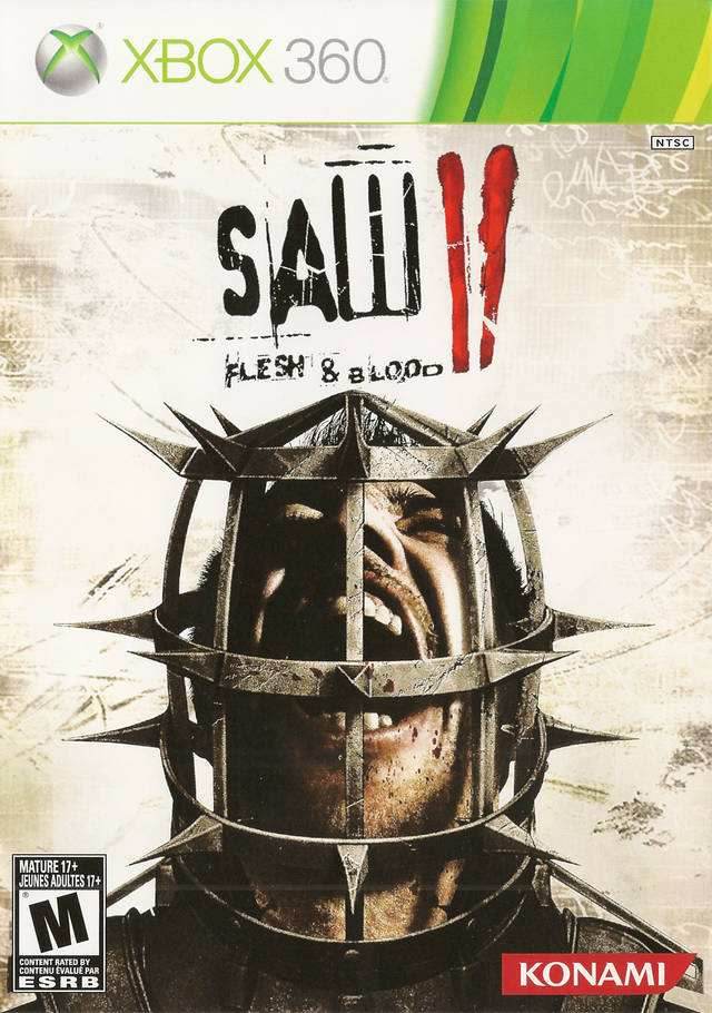 Saw II: Flesh & Blood (Xbox 360) - Game Manual Only