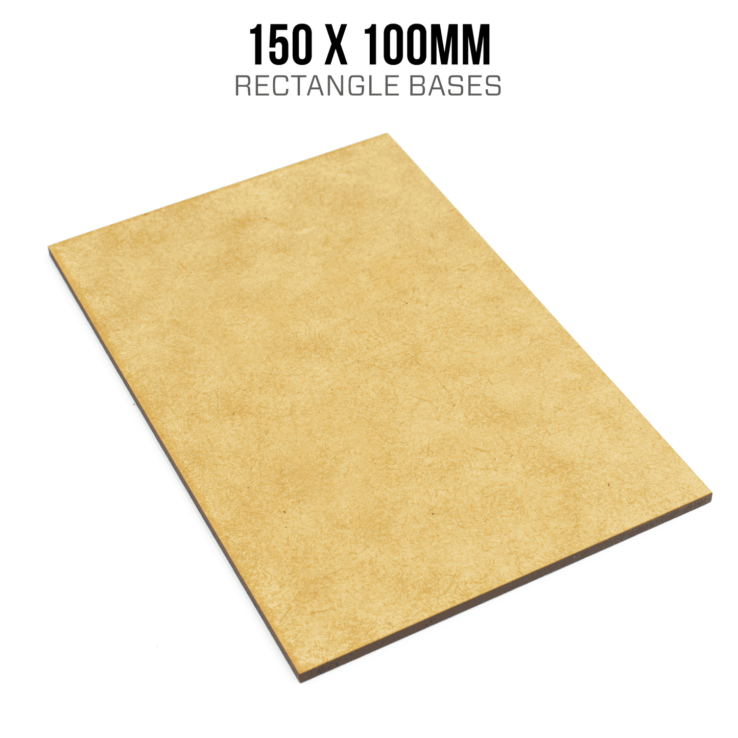 150 x 100mm Rectangle Bases - 