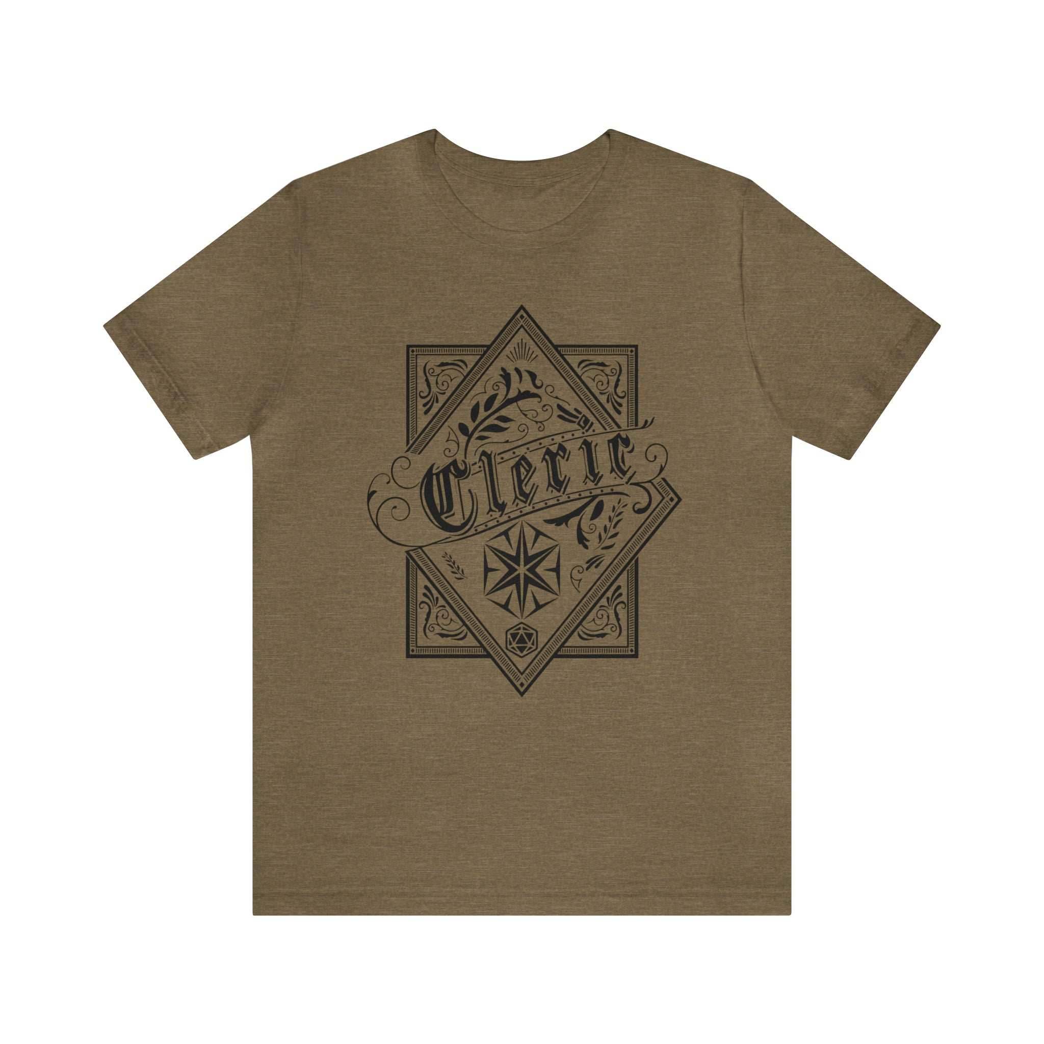 Cleric Class Shirt - Heather Olive / S