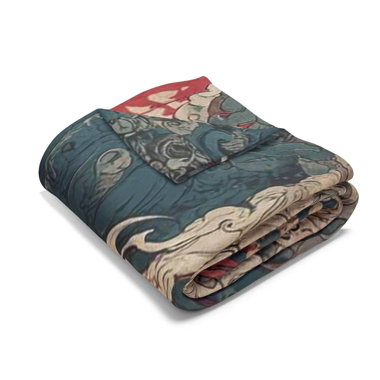 Arctic Fleece Blanket with Bold Car and Monster Design, Cozy Throw for Car Lovers, Unique Gift for Birthdays, Home Decor, Movie Nights - 30'' × 40''