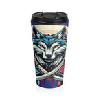 XP Wolf Gamer Stainless Steel Travel Mug