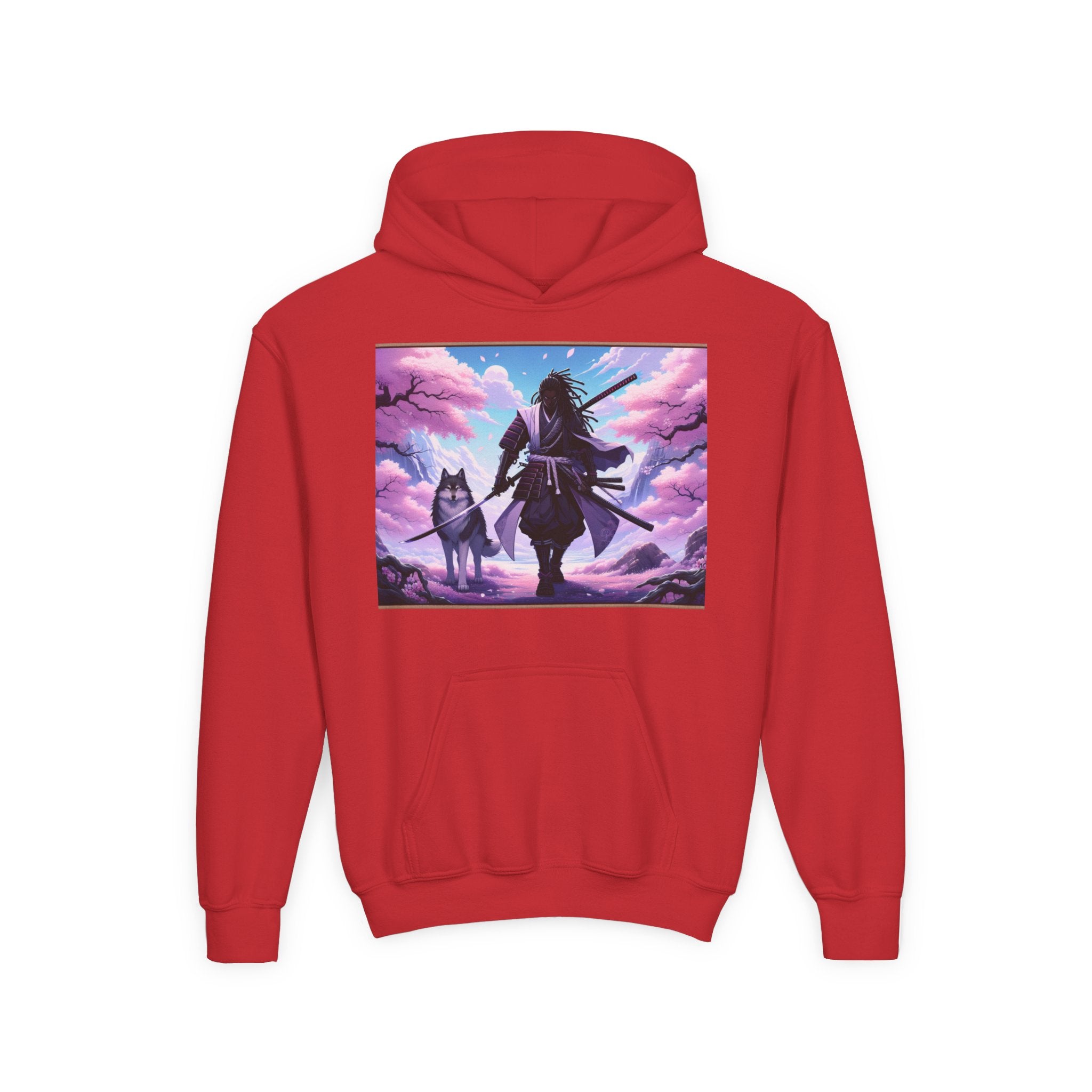 Walking The Wolves to Battle Youth Hooded Sweatshirt