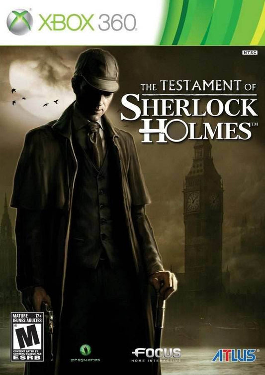 The Testament Of Sherlock Holmes (Xbox 360) - Game Manual Only