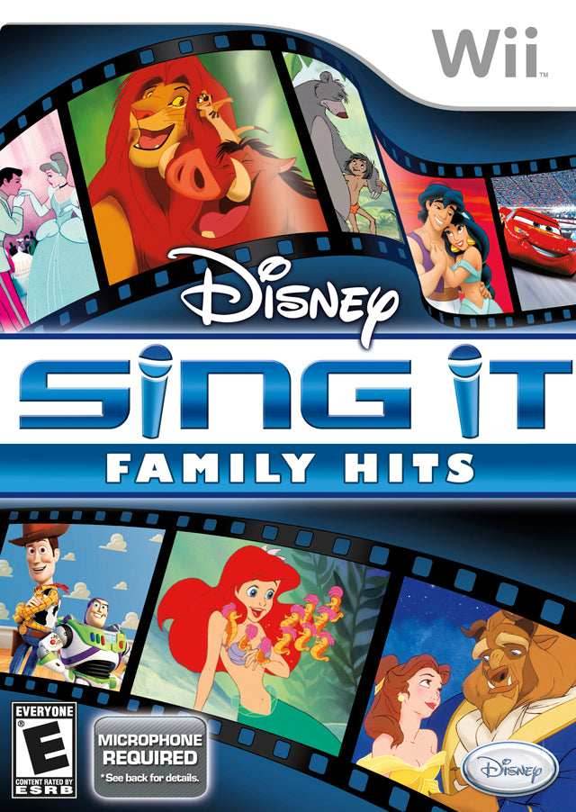 Disney Sing It: Family Hits (Wii) - Game Manual Only