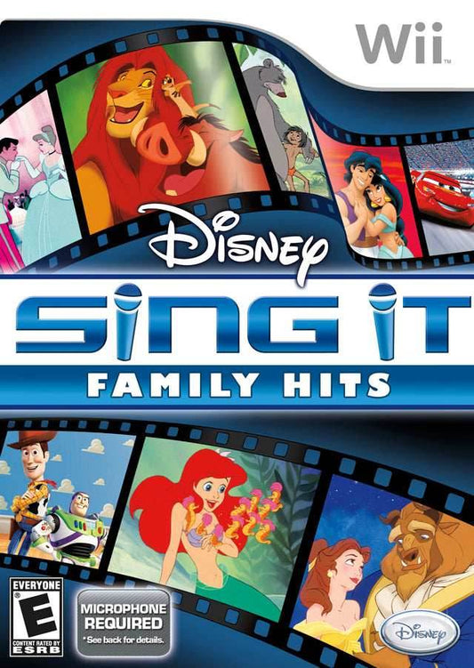 Disney Sing It: Family Hits (Wii) - Game Manual Only