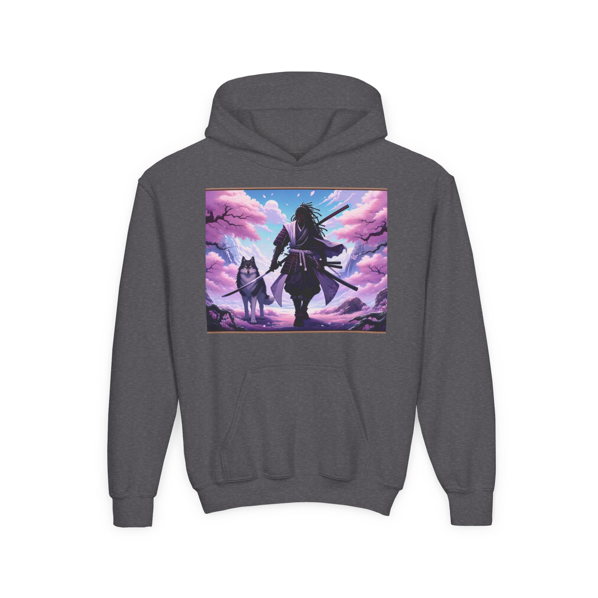 Walking The Wolves to Battle Youth Hooded Sweatshirt