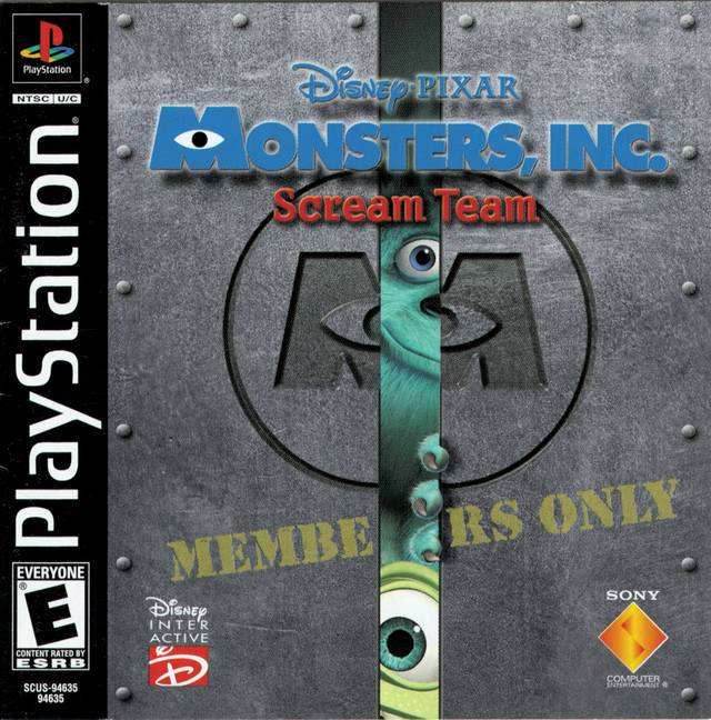Monsters, Inc. Scream Team (Playstation) - Game Manual Only