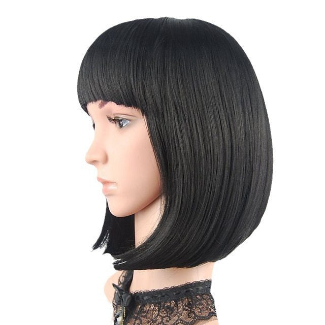 Straight Bangs wig