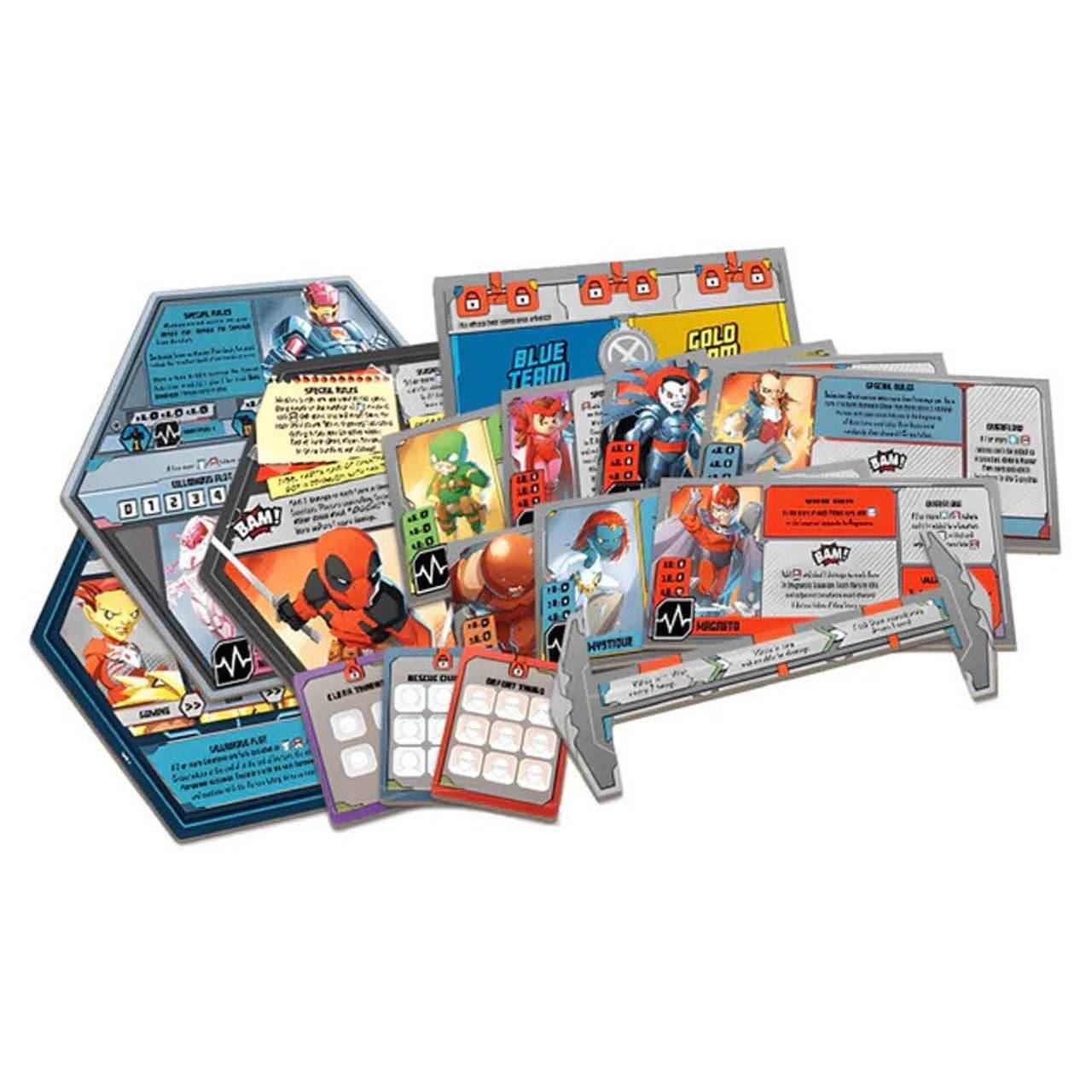 Marvel United: X-Men Carboard Villain Dashboards - Kickstarter Exclusive - 