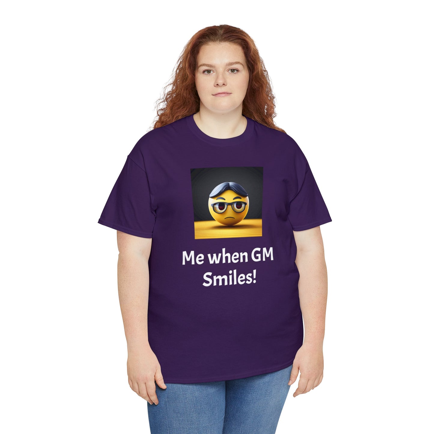 Me when the Gm Smiles Unisex Heavy Cotton Tee-DungeonDice1