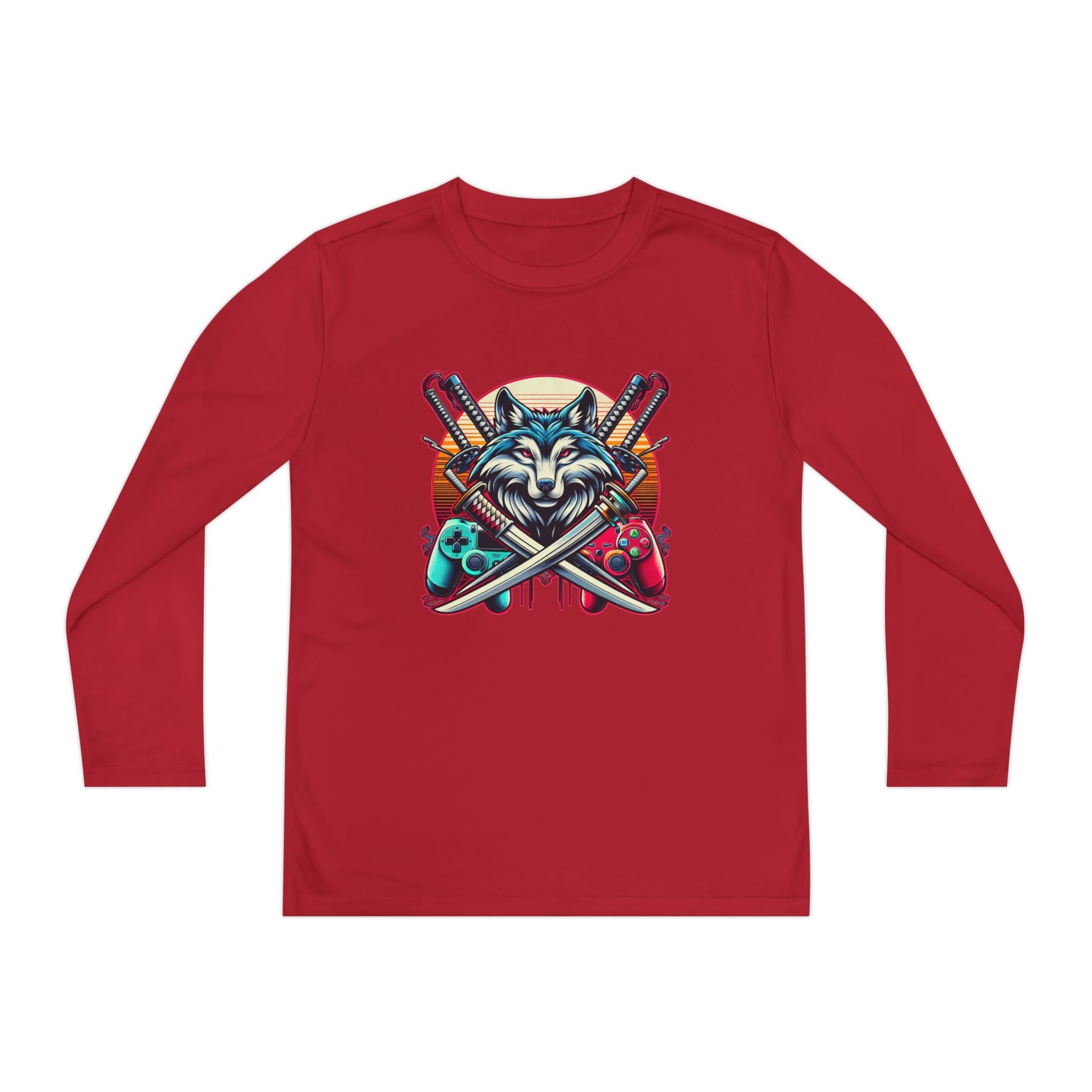 Xp wolf gamer long sleeve shirt