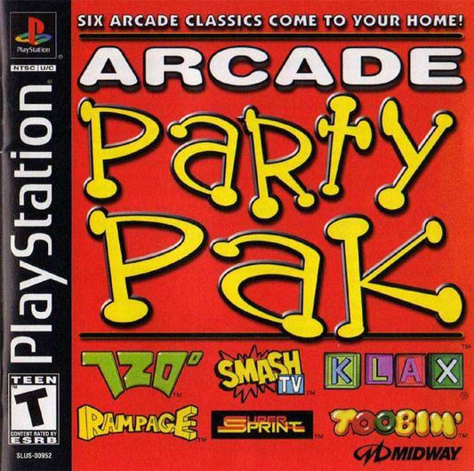 Arcade Party Pak (Playstation) - Game Manual Only
