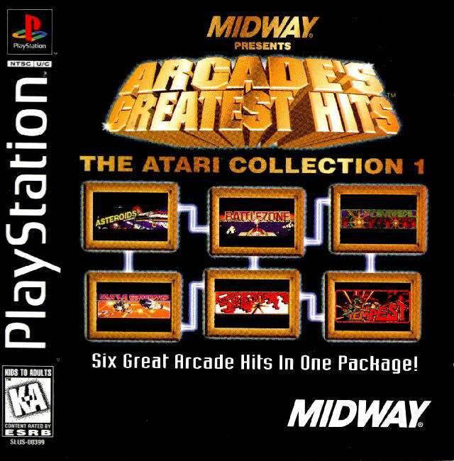 Midway Presents Arcade's Greatest Hits: The Atari Collection 1 (Playstation) - Game Manual Only