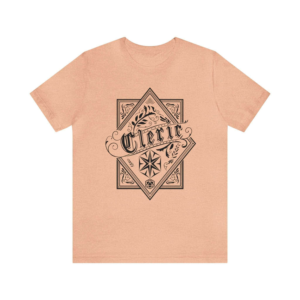 Cleric Class Shirt - Heather Peach / S