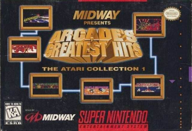 Arcade's Greatest Hits Atari Collection 1 (Super Nintendo) - Game Manual Only