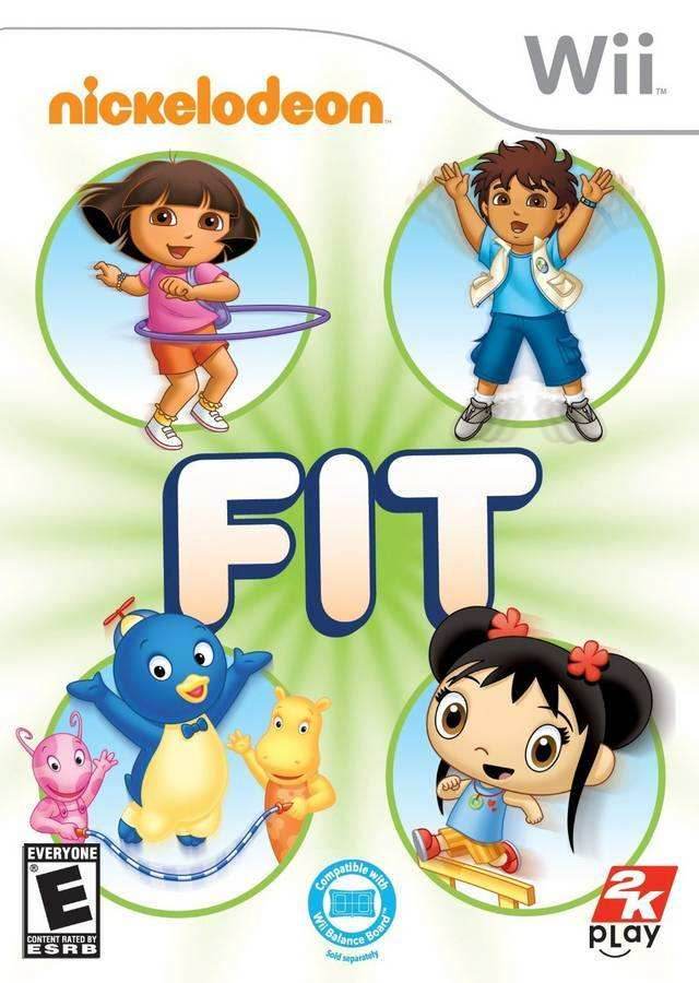 Nickelodeon Fit (Wii) - Game Manual Only