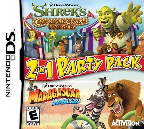 DreamWorks 2-in-1 Party Pack (Nintendo DS) - Game Manual Only