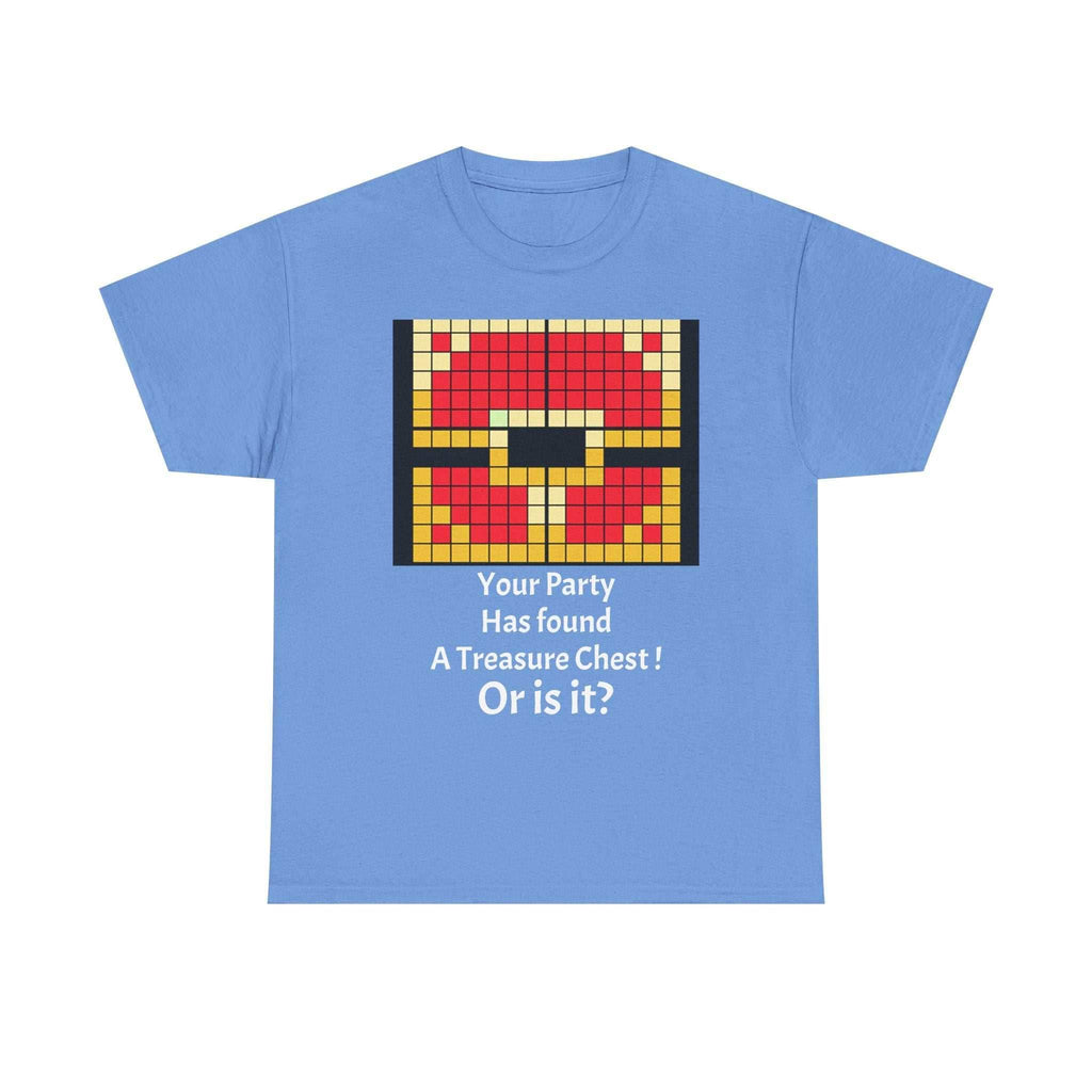 Your party has found a treasure chest! Unisex Heavy Cotton Tee - Carolina Blue / S