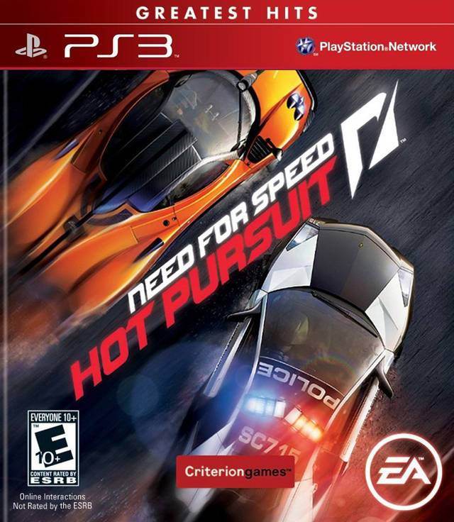 Need For Speed: Hot Pursuit (Greatest Hits) (Playstation 3) - Game Manual Only