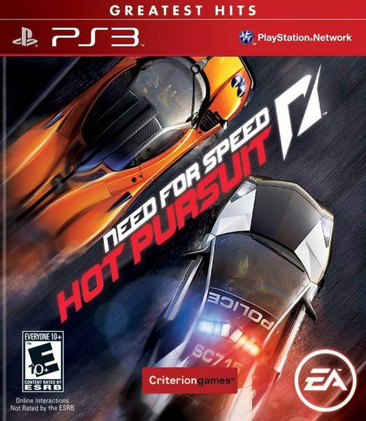 Need For Speed: Hot Pursuit (Greatest Hits) (Playstation 3) - Game Manual Only